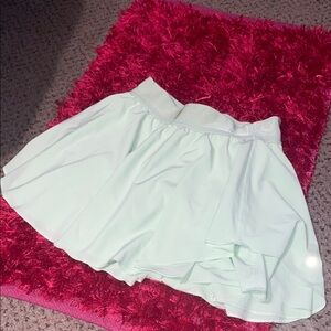 Lululemon Athletica Green Mini Skater Skirt